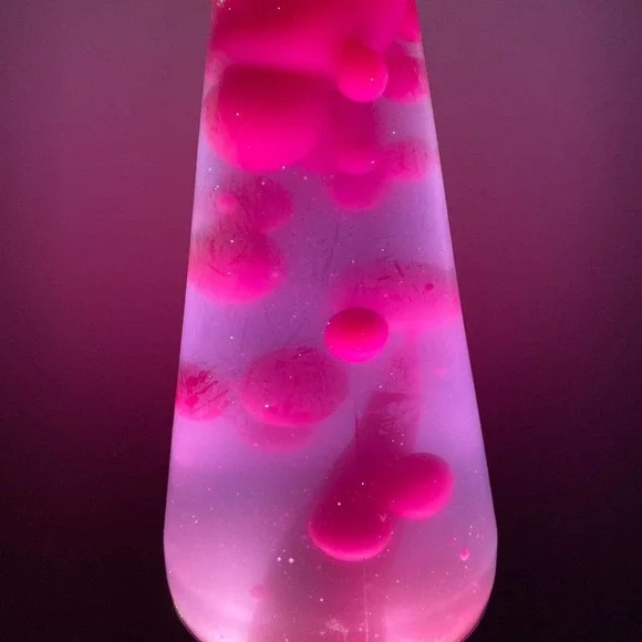 Lava Lamp Vinatge‎ Purple Pink Starlite Base Lamp See Pictures and Video